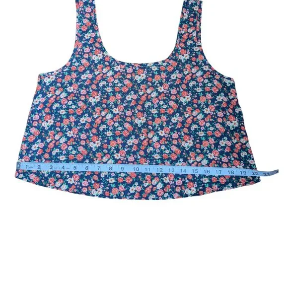 Forever 21 Pink Floral Flowy Tank Top Women Size S - Picture 7 of 8